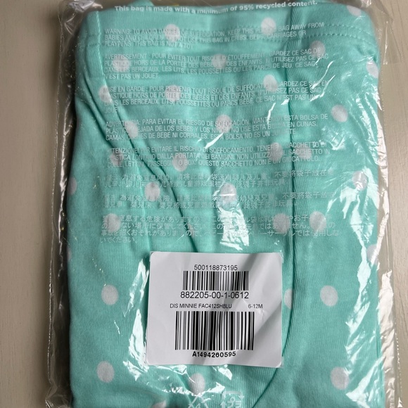 Gap Pajama Disney Minnie Mouse 100 Organic Cotton PJ Set 6 12 month girls mickey - Picture 4 of 4